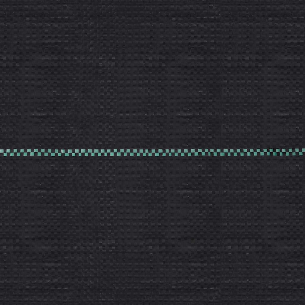 313062 vidaXL Weed & Root Control Mat Black 1x100 m PP