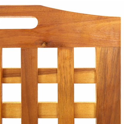 vidaXL 3-Panel Room Divider 121x2x170 cm Solid Acacia Wood