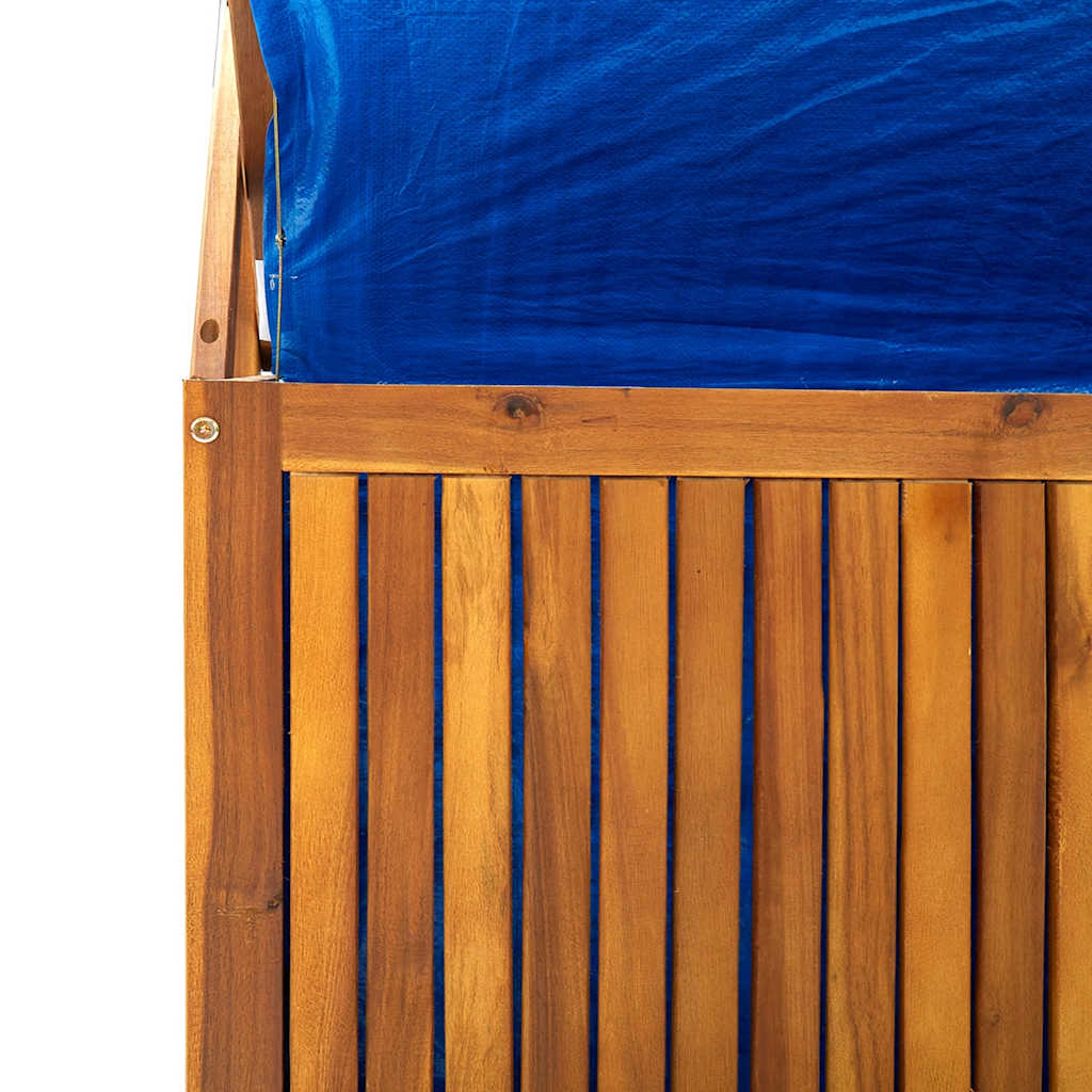 vidaXL Storage Box with Trellis 99x55x160 cm Solid Acacia Wood