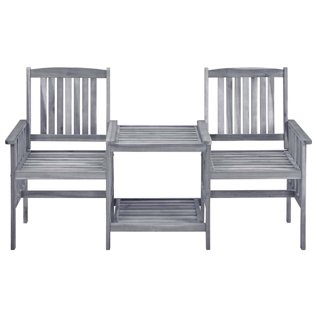vidaXL Garden Chairs with Tea Table 159x61x92 cm Solid Acacia Wood