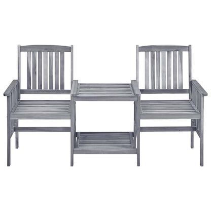 vidaXL Garden Chairs with Tea Table 159x61x92 cm Solid Acacia Wood