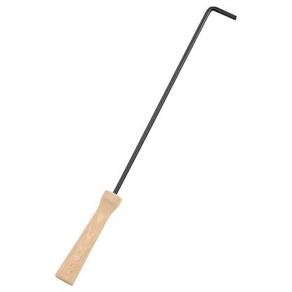 vidaXL 2-in-1 Fire Pit and BBQ with Poker 56x56x49 cm Steel