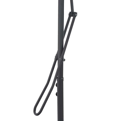 vidaXL Garden Parasol with Steel Pole Bordeaux Red 250x250x230 cm