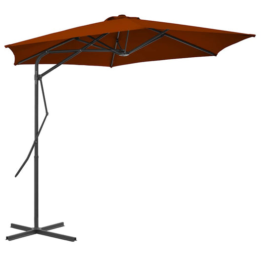 vidaXL Garden Parasol | Terracotta | Fabric | 300 cm diameter