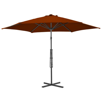 vidaXL Garden Parasol | Terracotta | Fabric | 300 cm diameter
