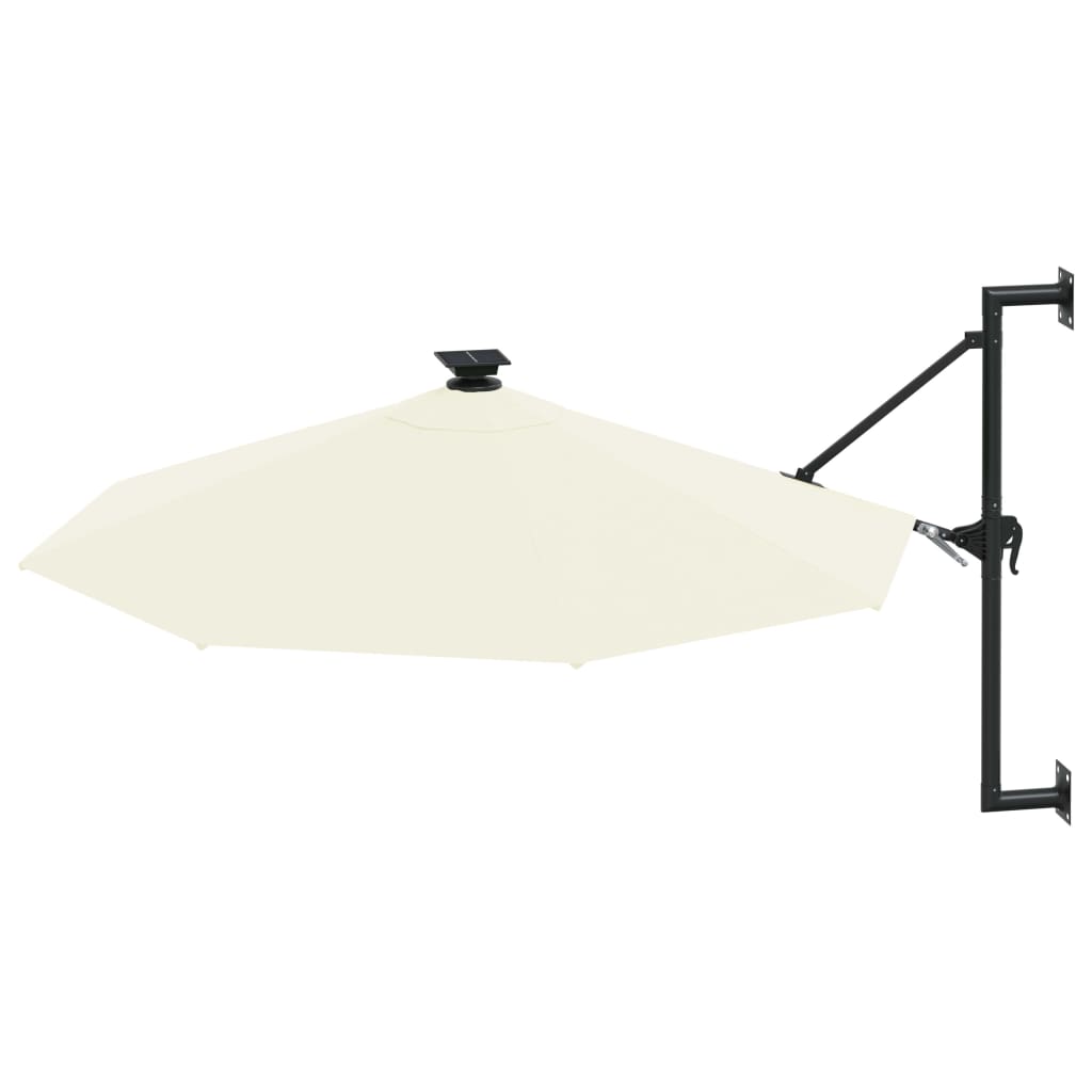 vidaXL Garden Parasol | Sand | Polyester, Metal | 300 cm diameter | Tiltable