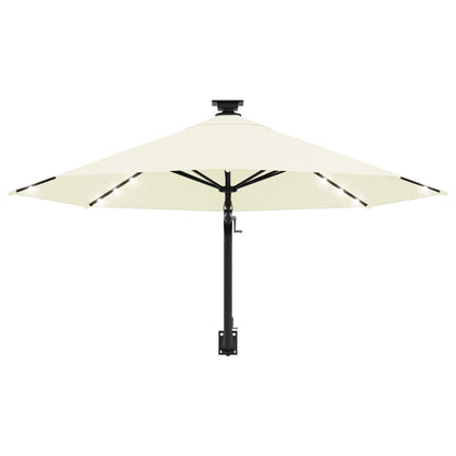 vidaXL Garden Parasol | Sand | Polyester, Metal | 300 cm diameter | Tiltable
