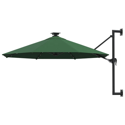 vidaXL Garden Parasol | Green | Polyester | Large | Tiltable | Garden Parasol