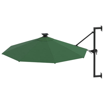 vidaXL Garden Parasol | Green | Polyester | Large | Tiltable | Garden Parasol