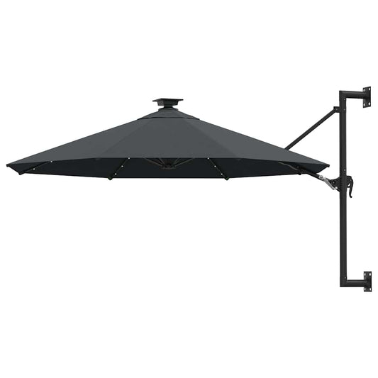 vidaXL Garden Parasol | Anthracite | Polyester fabric, Metal | Large | Tiltable