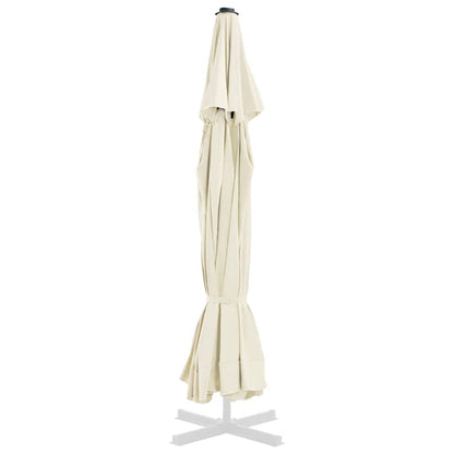vidaXL Replacement Fabric for Outdoor Parasol Sand 515 cm