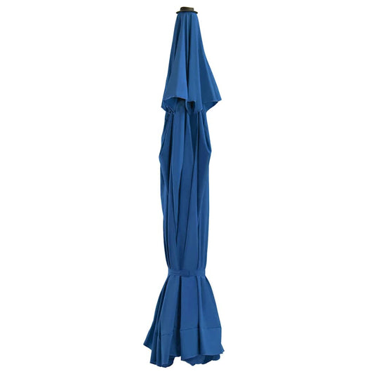 312545 vidaXL Replacement Fabric for Outdoor Parasol Azure Blue 515 cm