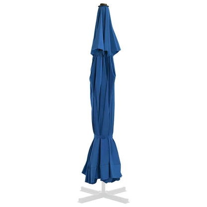 vidaXL Replacement Fabric for Outdoor Parasol Azure Blue 515 cm