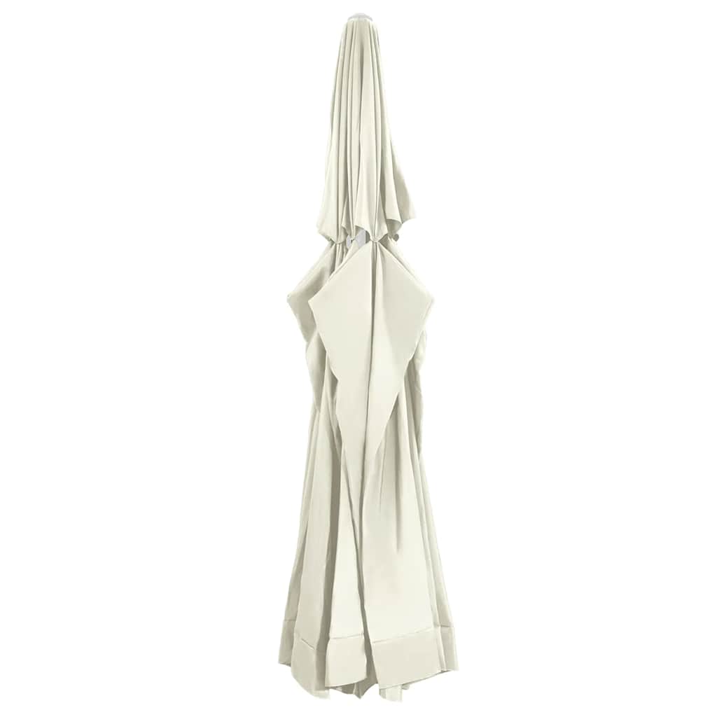vidaXL Replacement Fabric for Outdoor Parasol Sand 610 cm
