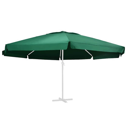 vidaXL Replacement Fabric for Outdoor Parasol Green 610 cm