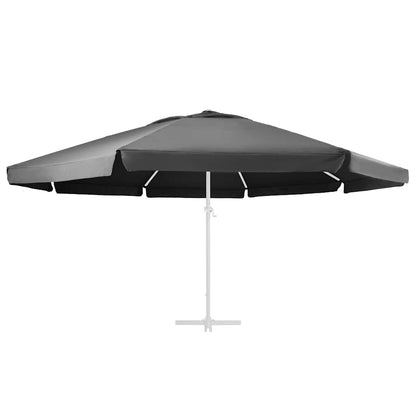vidaXL Replacement Fabric for Outdoor Parasol Anthracite 610 cm