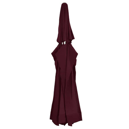 vidaXL Replacement Fabric for Outdoor Parasol Bordeaux Red 610 cm