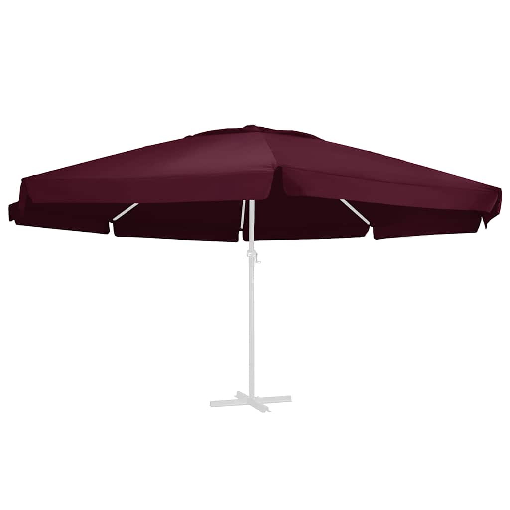 vidaXL Replacement Fabric for Outdoor Parasol Bordeaux Red 610 cm