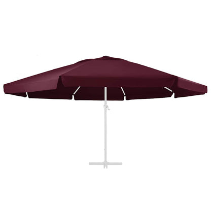 vidaXL Replacement Fabric for Outdoor Parasol Bordeaux Red 610 cm