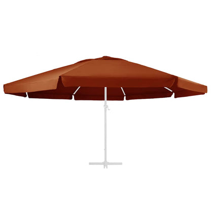 vidaXL Replacement Fabric for Outdoor Parasol Terracotta 610 cm