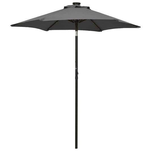 vidaXL Garden Parasol | Anthracite and Dark Grey | Polyester, Aluminium | Medium