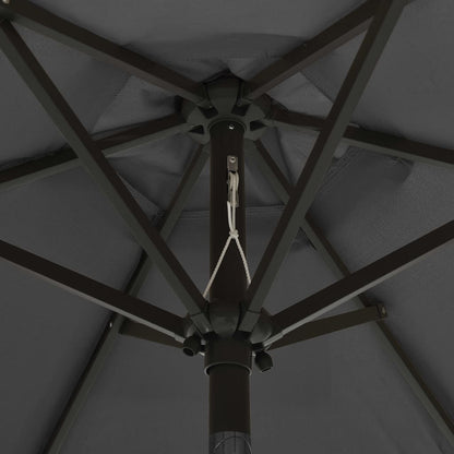 vidaXL Garden Parasol | Anthracite and Dark Grey | Polyester, Aluminium | Medium