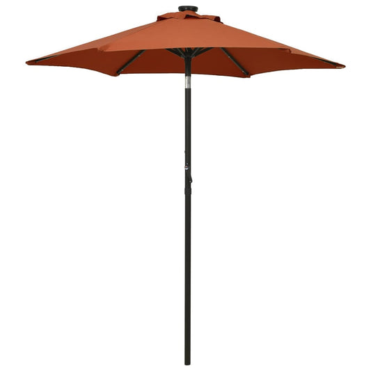 vidaXL Garden Parasol | Terracotta and Dark Grey