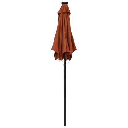 vidaXL Garden Parasol | Terracotta and Dark Grey