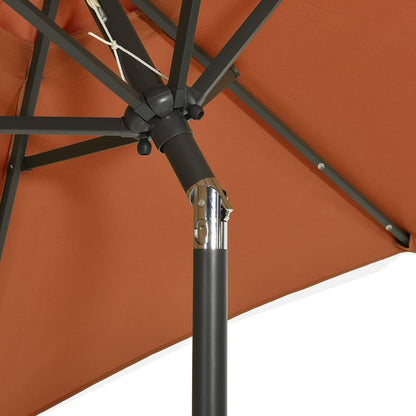 vidaXL Garden Parasol | Terracotta and Dark Grey