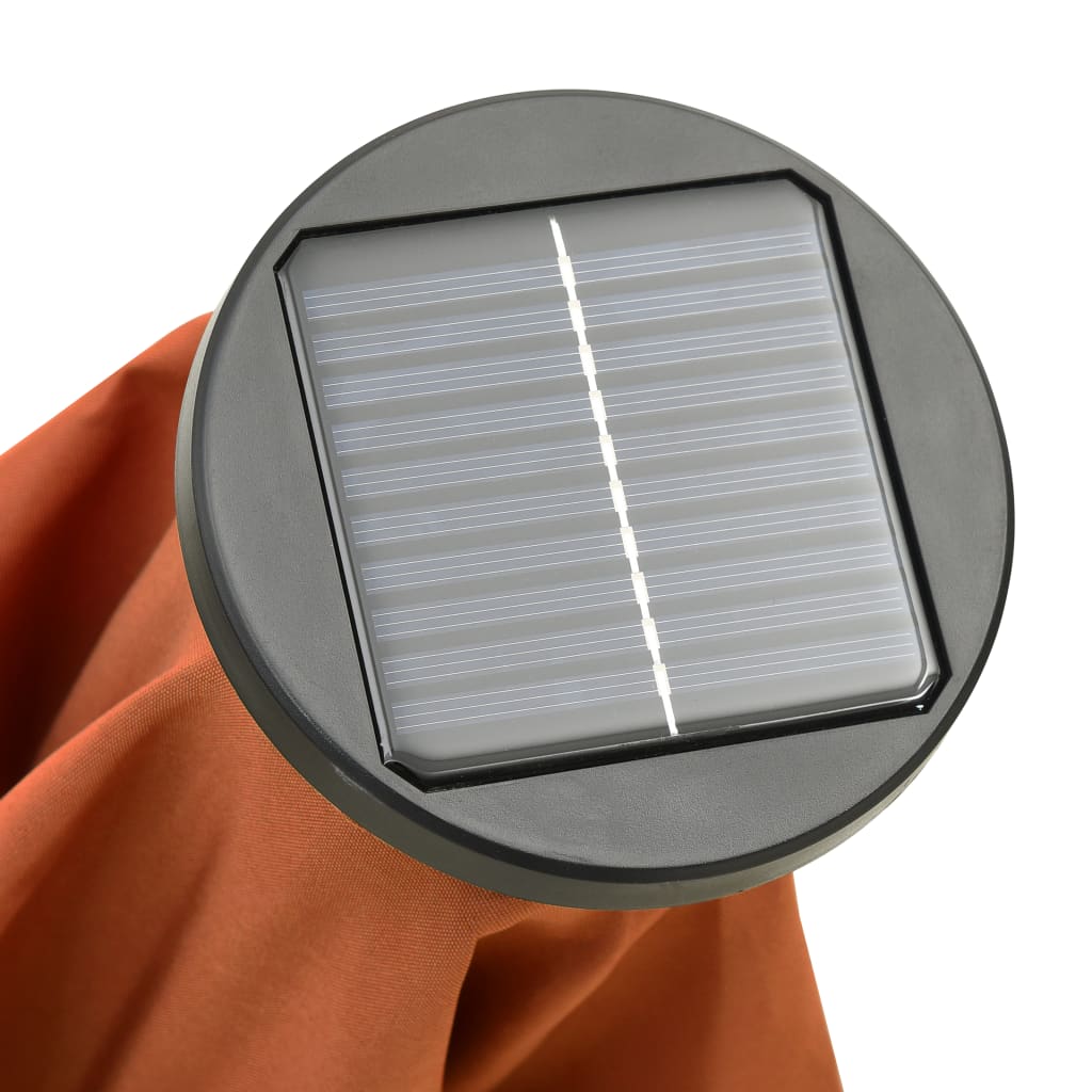 vidaXL Garden Parasol | Terracotta and Dark Grey
