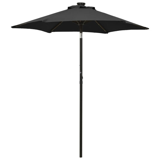 vidaXL Garden Parasol | Black and dark grey