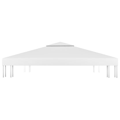 vidaXL 2-Tier Gazebo Top Cover 310 g/m² 3x3 m White