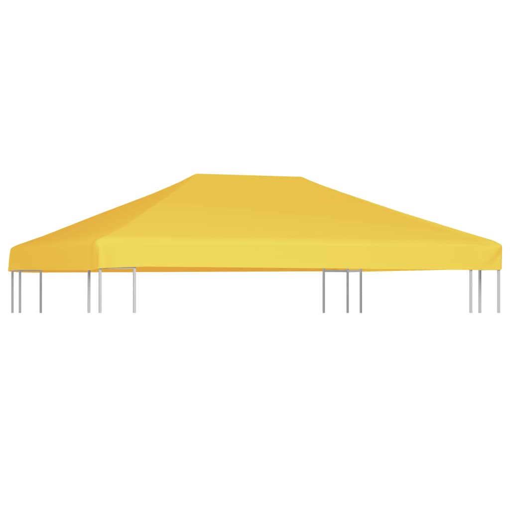 vidaXL Gazebo Top Cover 270 g/m² 4x3 m Yellow