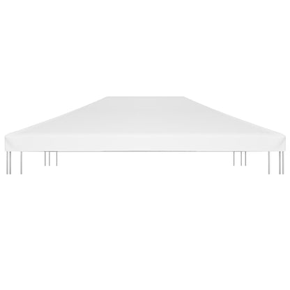 vidaXL Gazebo Top Cover 270 g/m² 4x3 m White