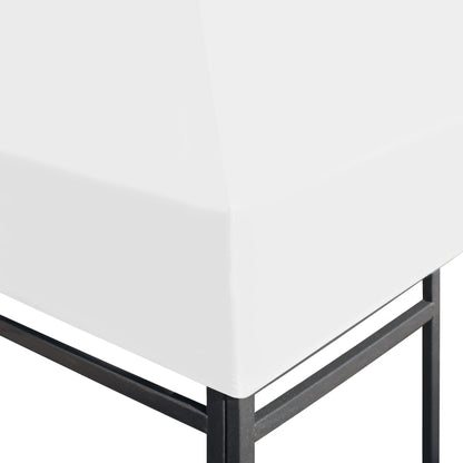 vidaXL Gazebo Top Cover 270 g/m² 4x3 m White