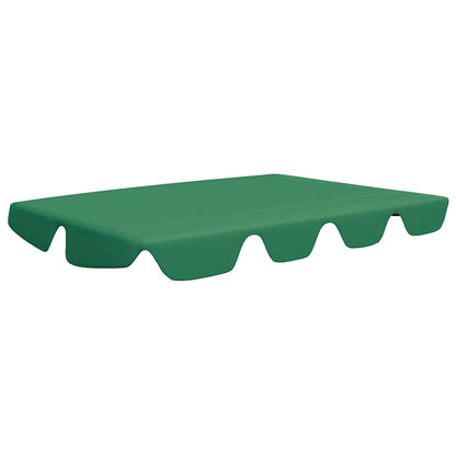 vidaXL Replacement Canopy for Garden Swing Green 188/168x145/110 cm