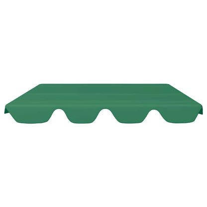 312088 vidaXL Replacement Canopy for Garden Swing Green 188/168x145/110 cm