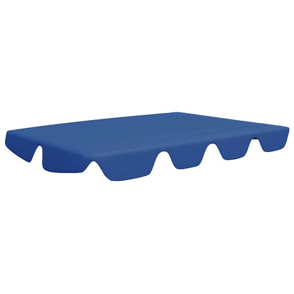 312090 vidaXL Replacement Canopy for Garden Swing Blue 188/168x145/110 cm