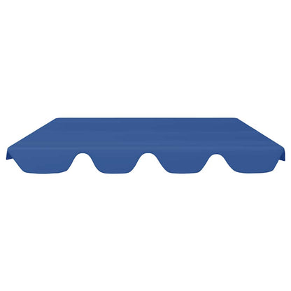 312090 vidaXL Replacement Canopy for Garden Swing Blue 188/168x145/110 cm