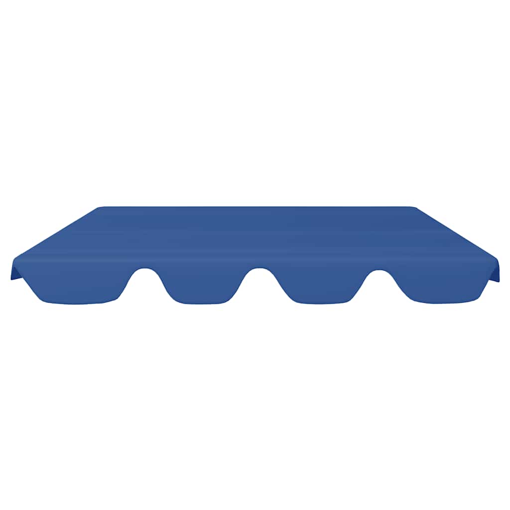 vidaXL Replacement Canopy for Garden Swing Blue 188/168x145/110 cm