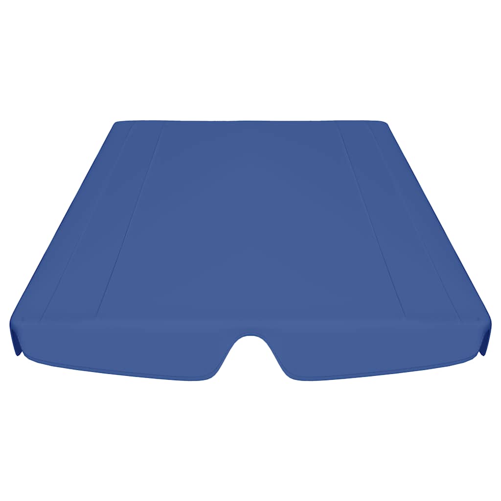 vidaXL Replacement Canopy for Garden Swing Blue 188/168x145/110 cm
