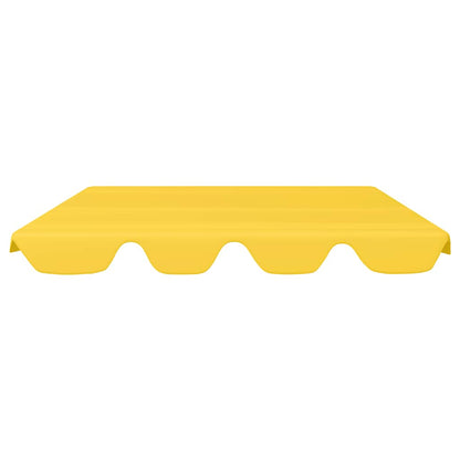vidaXL Replacement Canopy for Garden Swing Yellow 188/168x145/110 cm