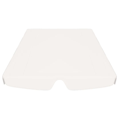 vidaXL Replacement Canopy for Garden Swing White 188/168x145/110 cm