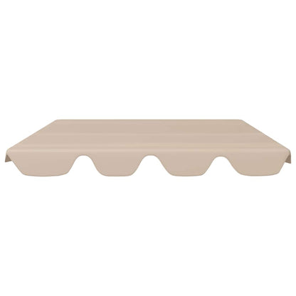 vidaXL Replacement Canopy for Garden Swing Beige 150/130x105/70 cm