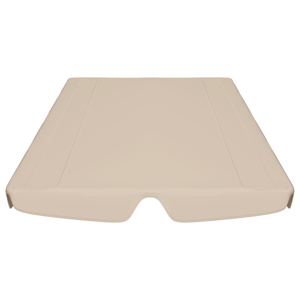 vidaXL Replacement Canopy for Garden Swing Beige 150/130x105/70 cm