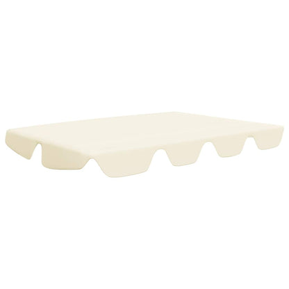 vidaXL Replacement Canopy for Garden Swing Cream 150/130x105/70 cm