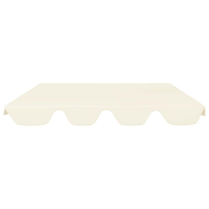 312098 vidaXL Replacement Canopy for Garden Swing Cream 150/130x105/70 cm