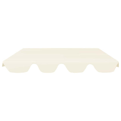 vidaXL Replacement Canopy for Garden Swing Cream 150/130x105/70 cm