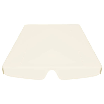 vidaXL Replacement Canopy for Garden Swing Cream 150/130x105/70 cm