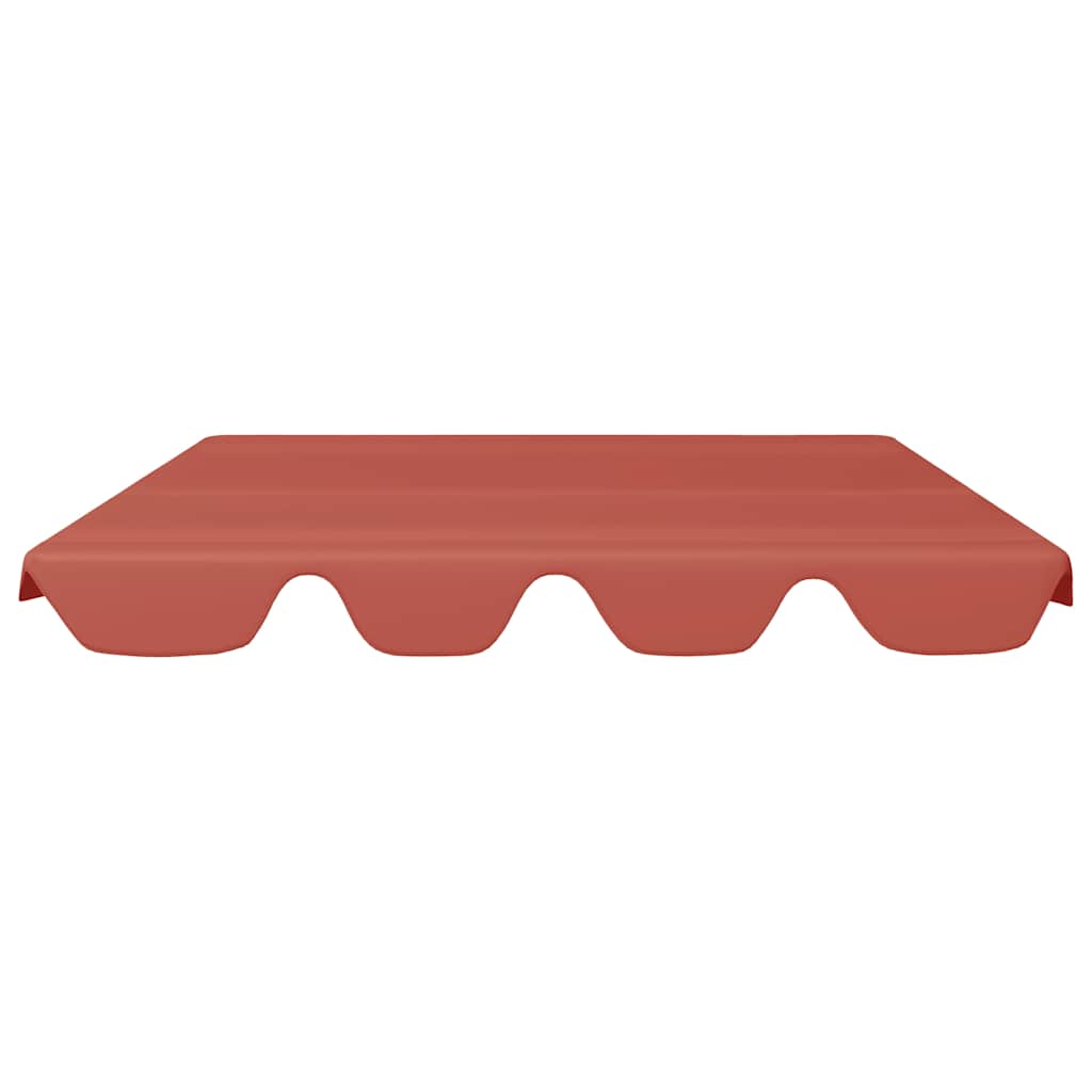 312100 vidaXL Replacement Canopy for Garden Swing Terracotta 150/130x105/70cm
